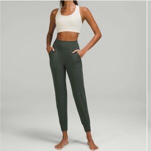 lululemon athletica Olive Green High-Rise Track Joggers